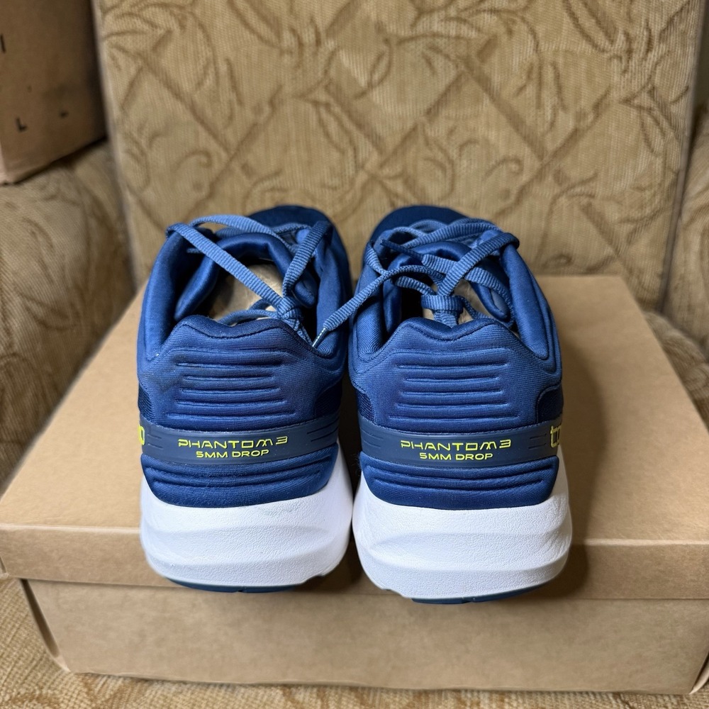 Topo Athletic Phantom 3 Men's Size 12.5 Blue Lime Road Running Shoes Sneaker - Picture 7 of 10